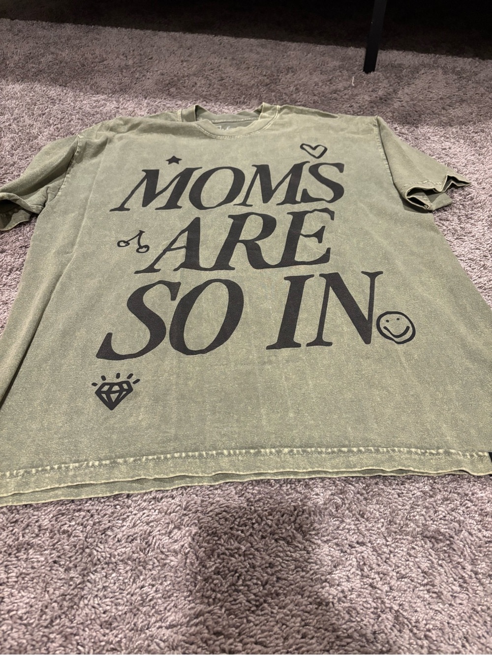 Moms are so in graphic tee Karrie Locher